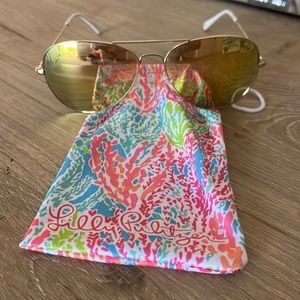 Lily Pulitzer Lexy Polarized sun glasses 🩷💚